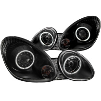 Lexus GS400 1998-2000 Projector Strålkastare Med Halo Svart ANZO